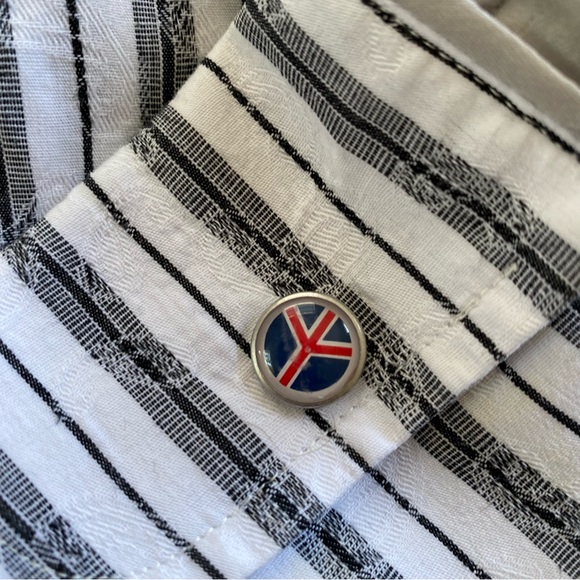 2009 JOHN LENNON IMAGINE SHIRT Yoko Ono Bag One Long Sleeve Striped Sz Small - Picture 8 of 11